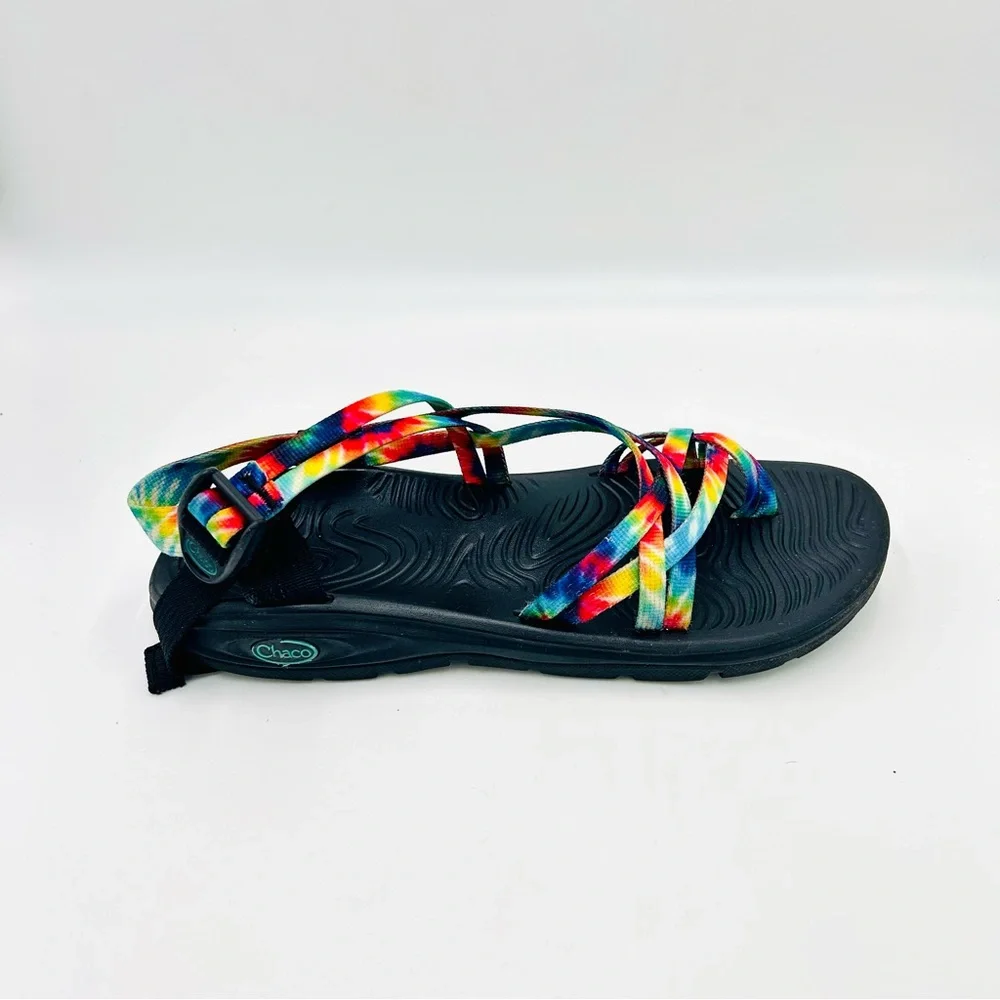Chaco Z Volv X2 Tie-Dye Sandals Adjustable Straps Hiking Shoes women size 10 - Picture 4 of 11